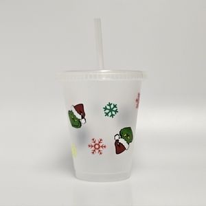 Grinch plastic cup